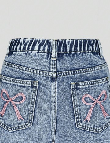 Pantaloni scurti Shein Kids, albastru