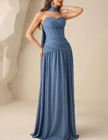 Rochie lunga SHEIN, albastru