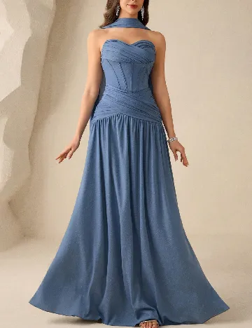 Rochie lunga SHEIN, albastru
