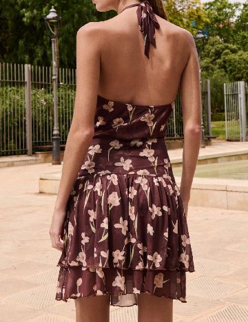 Rochie scurta SHEIN, maro