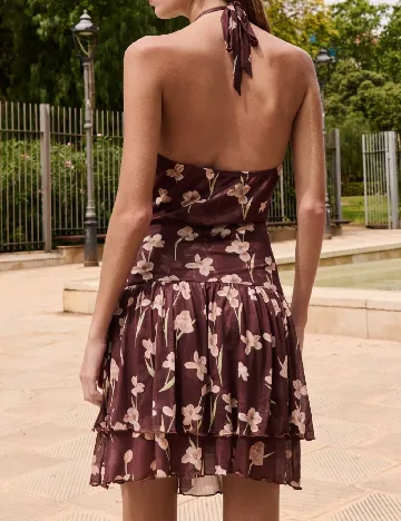 Rochie scurta SHEIN, maro