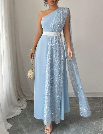 Rochie lunga SHEIN, albastru