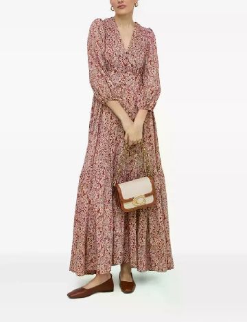 Rochie lunga Ivy Oak, mix culori
