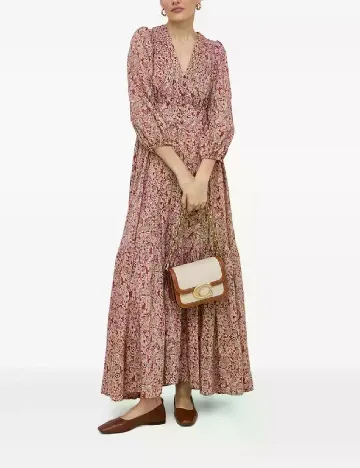 Rochie lunga Ivy Oak, mix culori