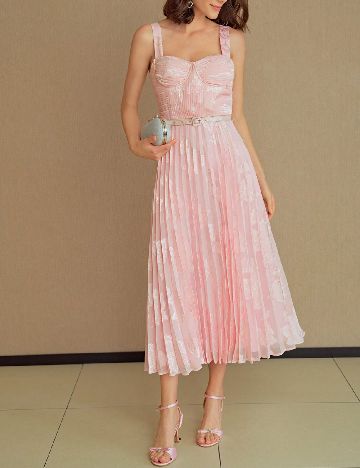 Rochie medie SHEIN, roz