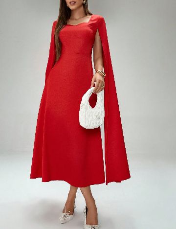 Rochie medie SHEIN, rosu