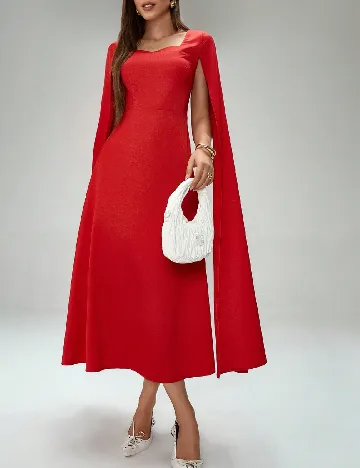 Rochie medie SHEIN, rosu