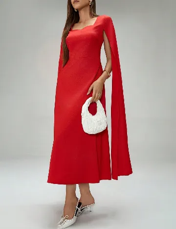Rochie medie SHEIN, rosu