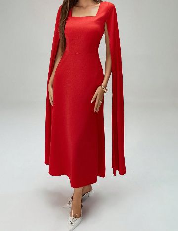 Rochie medie SHEIN, rosu
