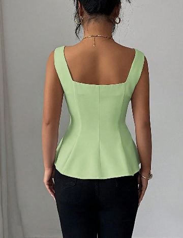 Top SHEIN, verde