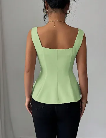 Top SHEIN, verde