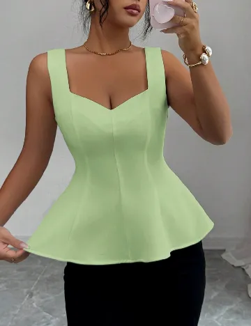 Top SHEIN, verde