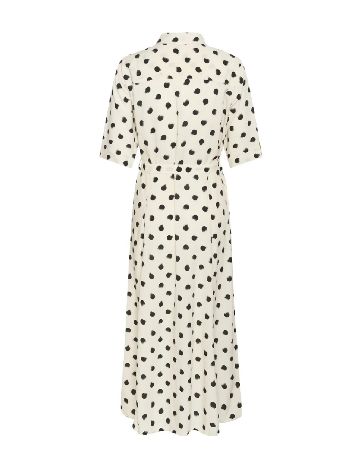 Rochie medie Cream, alb