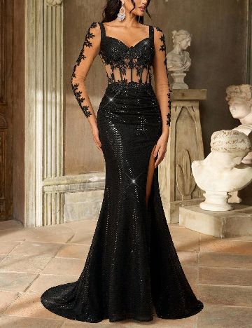 Rochie lunga SHEIN, negru