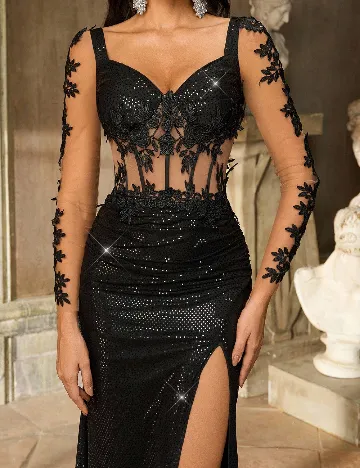 Rochie lunga SHEIN, negru