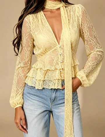 Bluza SHEIN, galben