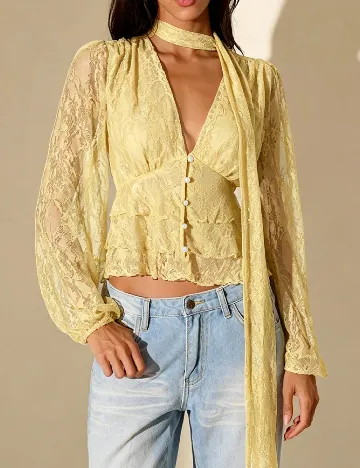 Bluza SHEIN, galben