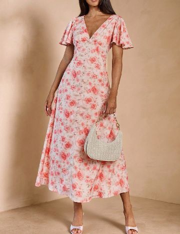 Rochie medie SHEIN, floral print