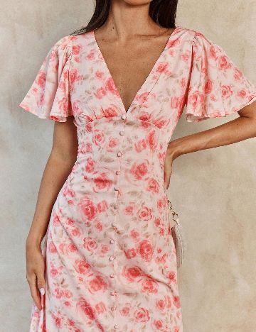 Rochie medie SHEIN, floral print