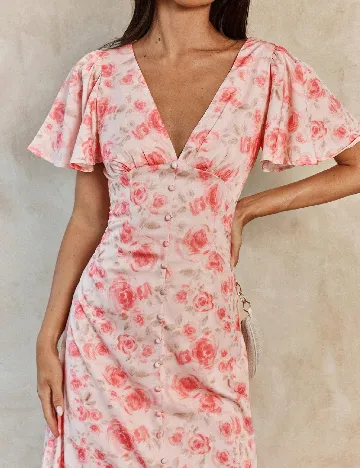 Rochie medie SHEIN, floral print