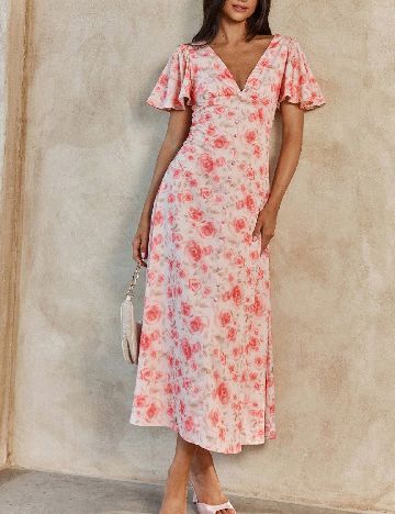 Rochie medie SHEIN, floral print