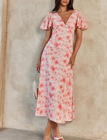 Rochie medie SHEIN, floral print