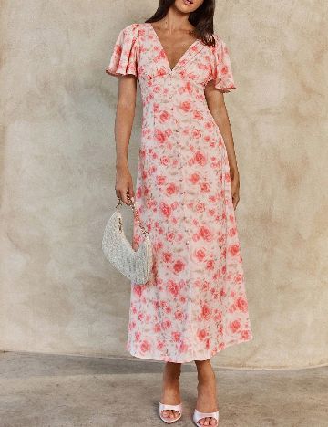 Rochie medie SHEIN, floral print
