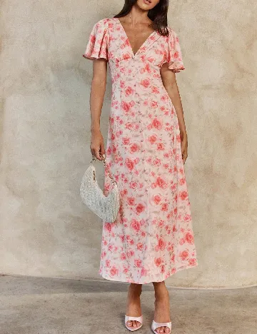 Rochie medie SHEIN, floral print