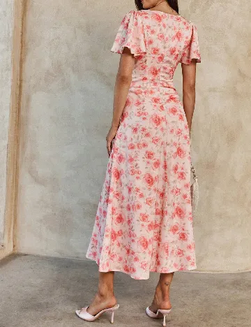 Rochie medie SHEIN, floral print