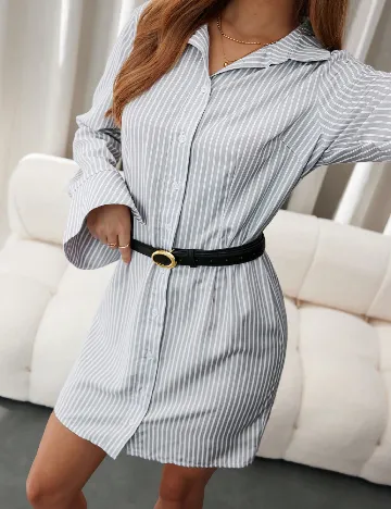 Rochie scurta SHEIN, gri