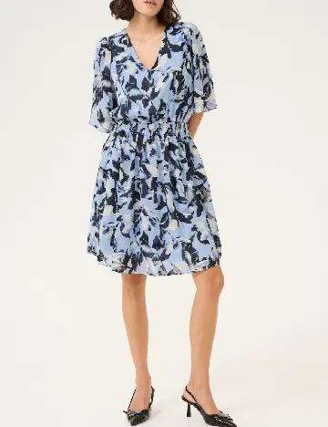 Rochie scurta Kaffe, albastru