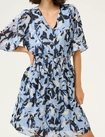 Rochie scurta Kaffe, albastru