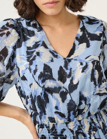Rochie scurta Kaffe, albastru