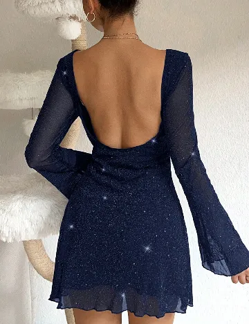 Rochie scurta SHEIN, bleumarin