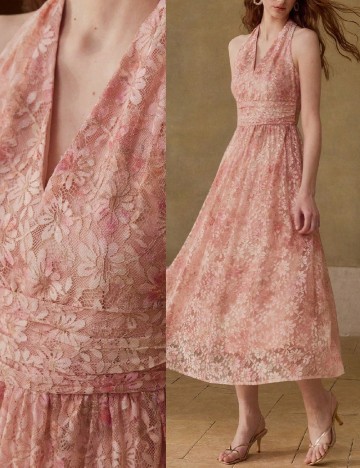 Rochie medie MOTF, roz