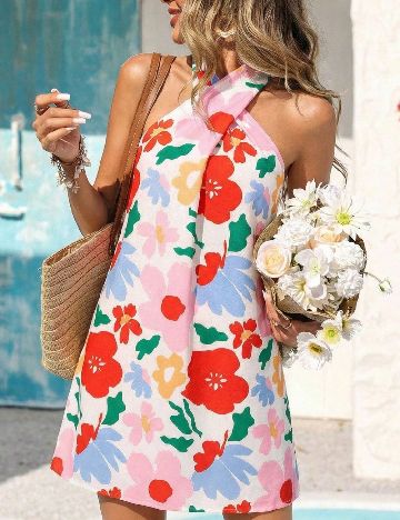 Rochie scurta SHEIN, mix culori