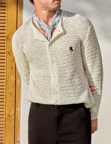Cardigan SHEIN, crem