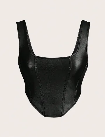 Top SHEIN, negru