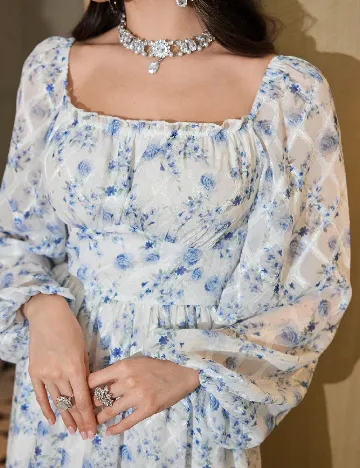 Rochie medie SHEIN, albastru