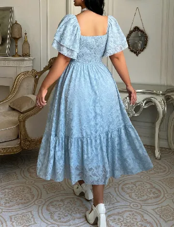 Rochie lunga SHEIN CURVE, albastru