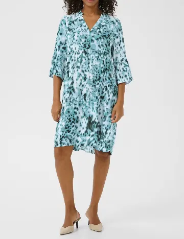 Rochie scurta Kaffe, turcoaz