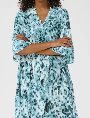 Rochie scurta Kaffe, turcoaz
