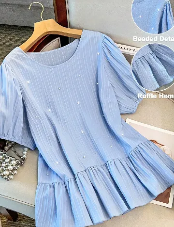 Bluza SHEIN CURVE, bleu