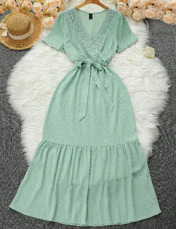 Rochie medie SHEIN, verde