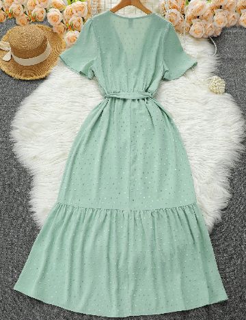 Rochie medie SHEIN, verde