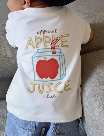Tricou Shein Kids, alb