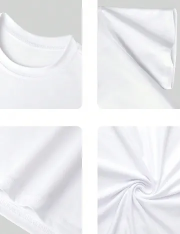 Tricou Shein Kids, alb