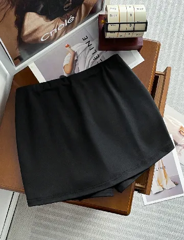 Fusta pantalon SHEIN, negru