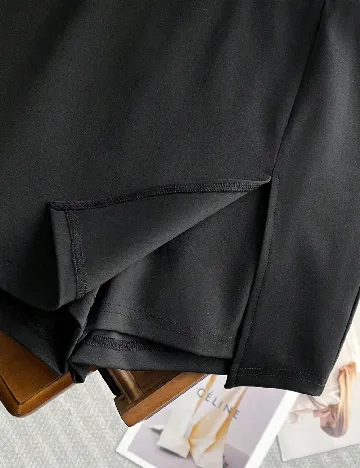 Fusta pantalon SHEIN, negru