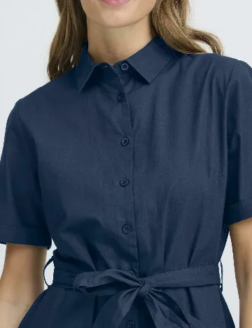 Rochie medie Ichi, bleumarin